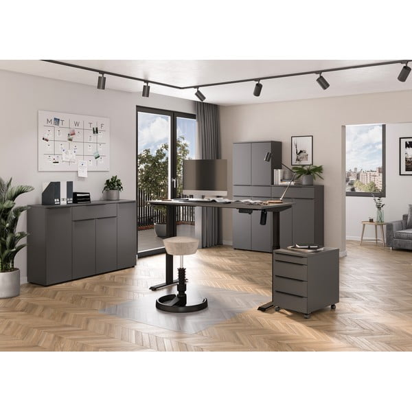 Birou cu înălțime ajustabilă electric 80x120 cm Boras – Germania-image-1