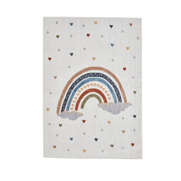 Covor pentru copii crem 80x150 cm Vida Rainbow – Think Rugs