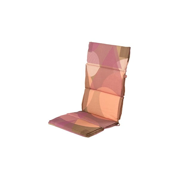 Pernă pentru scaun de grădină roz 50x123 cm Milan – Hartman