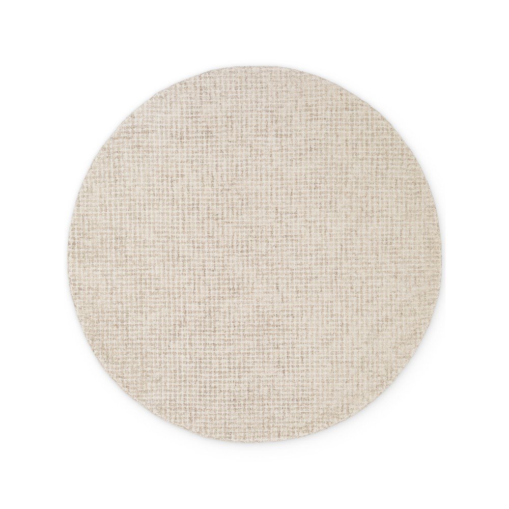 Covor bej rotund din lână ø 200 cm Eloise – Hanse Home