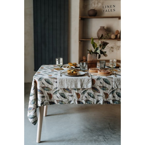 Suport din in pentru farfurie Linen Tales, 35 x 45 cm, bej-image-4