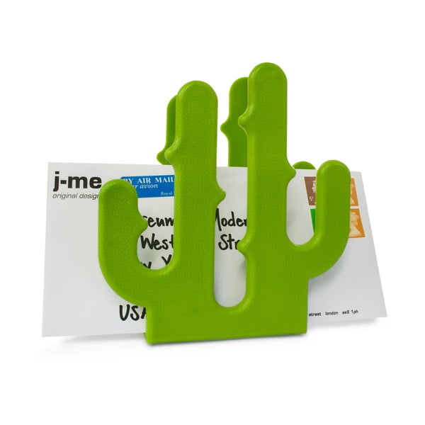 Suport pentru scrisori J-Me Cactus, verde