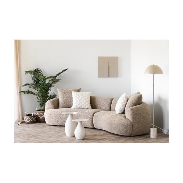 Lampadar bej cu abajur din metal (înălțime 155 cm) Sheffield – House Nordic-image-2