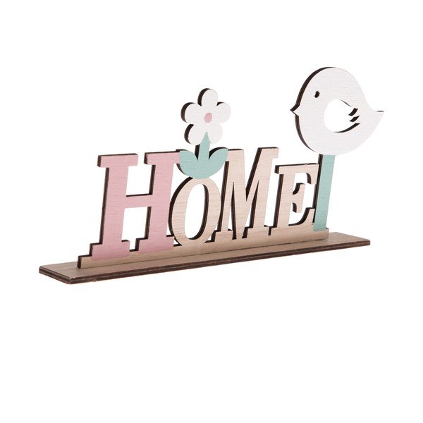 Decorațiune din lemn Dakls Home Pastel