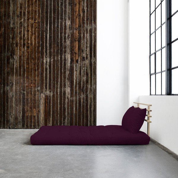 Canapea extensibilă Karup Shin Sano Natural/Purple Plum-image-1