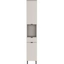 Dulap de baie crem înalt, îngust 30x190 cm Arcena – Germania