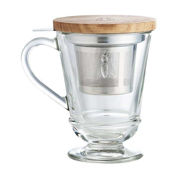 Cană cu filtru din sticlă 270 ml Abeille – La Rochére