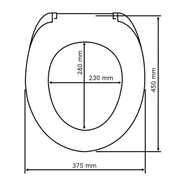 Capac WC Wenko Premium Ottana, 45,2 x 37,6 cm, gri închis-image-2