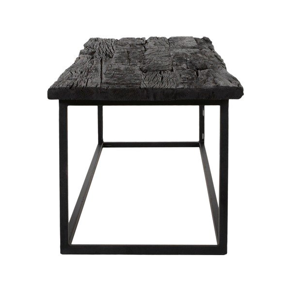 Măsuță de cafea cu blat din lemn exotic Canett Hayes Groe, lungime 130 cm-image-1