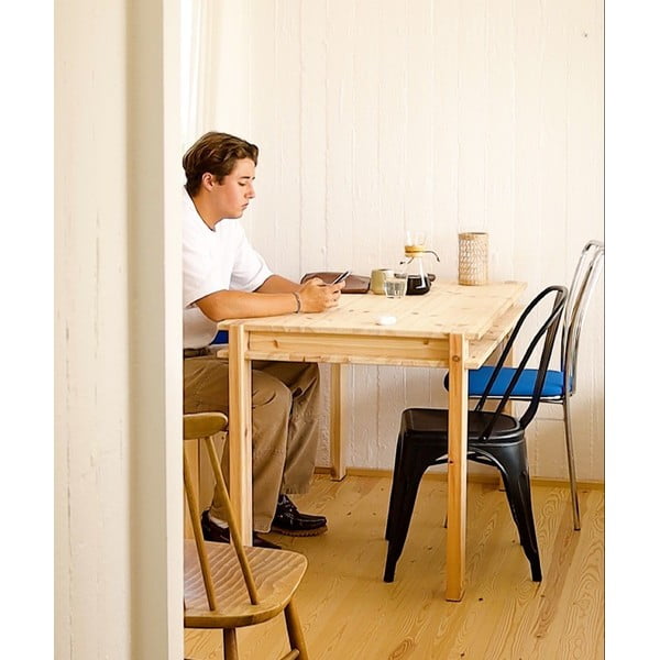 Masă de dining din lemn de pin 75x134 cm Tuck – Karup Design-image-1