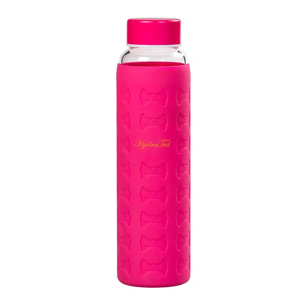 Sticlă apă cu protecție silicon Ted Baker Sleeve, 360 ml, roz închis