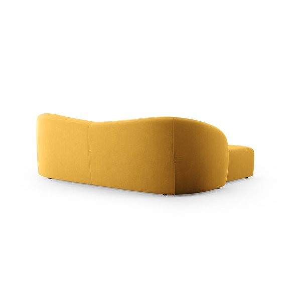 Canapea galben-muștar cu tapițerie din catifea 237 cm Santi – Interieurs 86-image-3