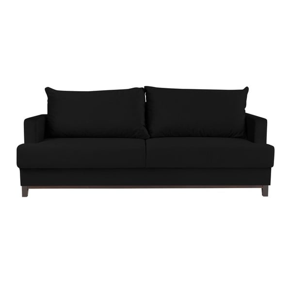 Canapea extensibilă cu 3 locuri Melart Frederic, negru