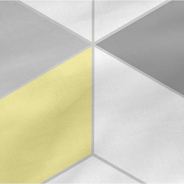 Set 2 fețe de pernă din bumbac Blanc Symmetry, 50 x 75 cm-image-3