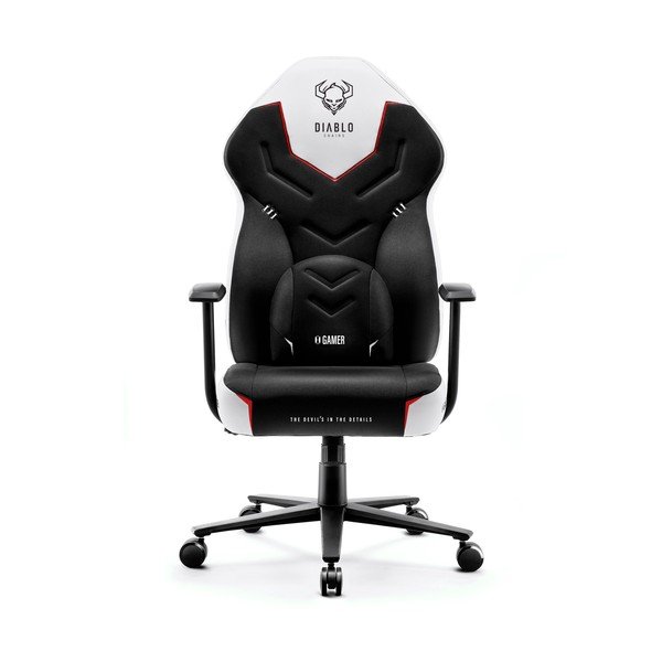 Scaun de gaming negru X-Gamer 2.0 – Diablo Chairs-image-1