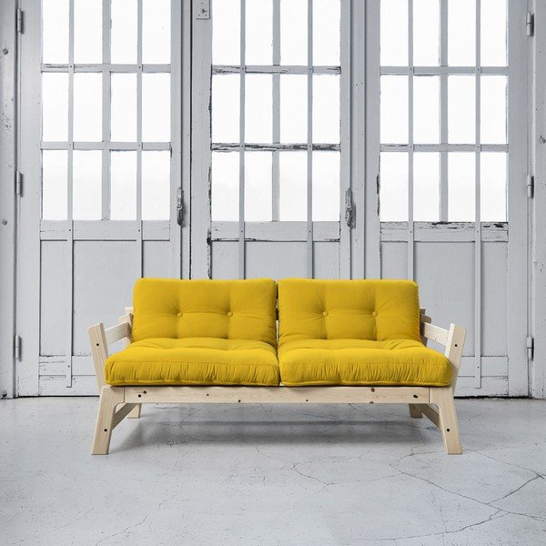 Canapea extensibilă Karup Step Natural/Amarillo-image-1