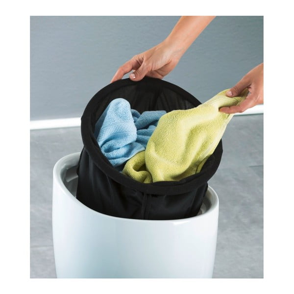 Coș de rufe /taburet Wenko Candy, 20 l, alb-image-3