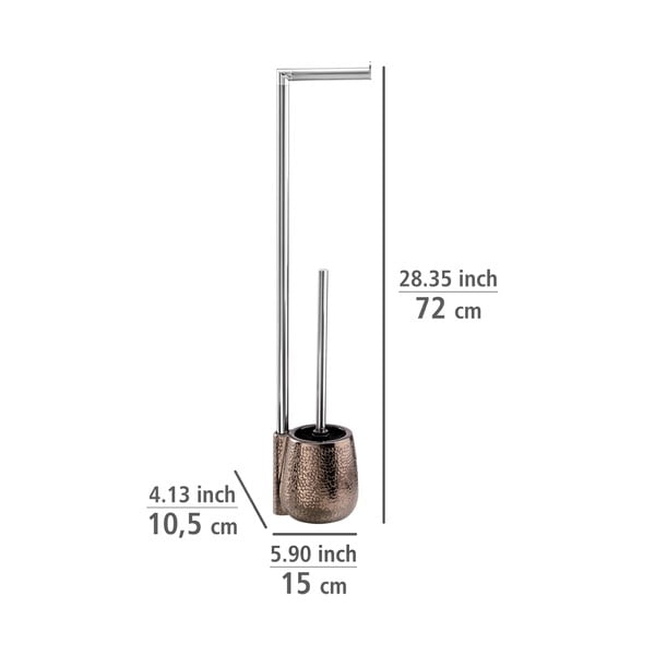 Suport pentru hârtie igienică maro din ceramică Marrakesh – Wenko-image-3