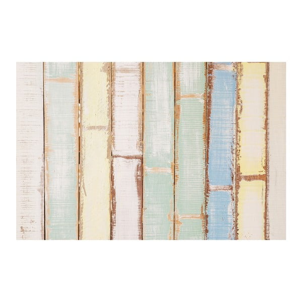 Covor din vinilin Floorart Bambú Pastel, 66 x 100 cm