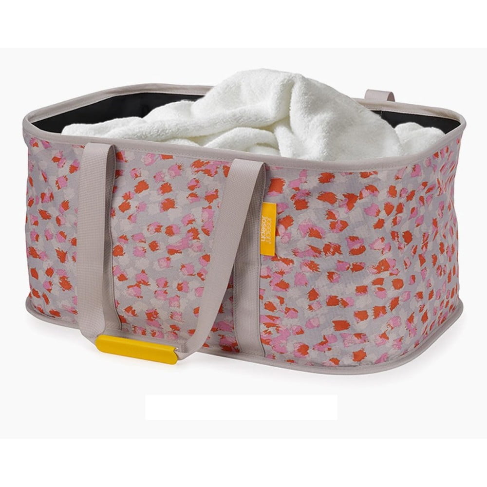 Coș de rufe roșu/gri din material textil pliabilă 35 l Hold-All – Joseph Joseph