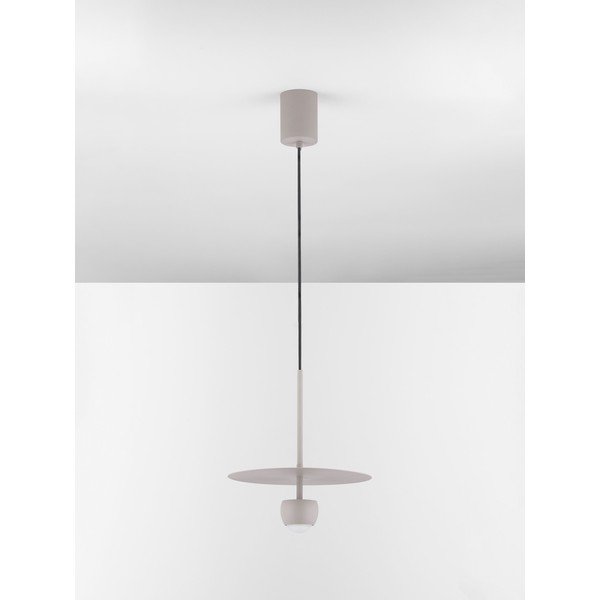 Lustră bej LED din aluminiu ø 30 cm Edem – Nova Luce-image-3