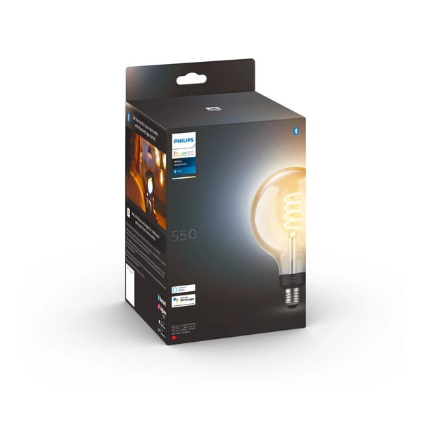 Bec smart cu filament E27, 7 W White ambiance – Philips Hue-image-3