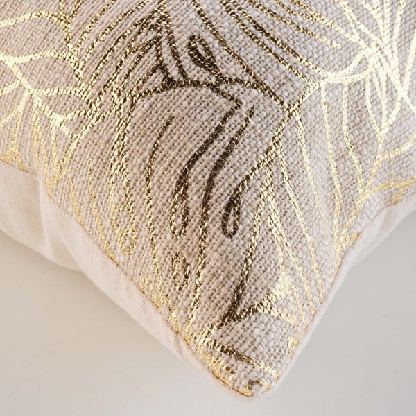 Pernă decorativă 40x40 cm Solea Or – douceur d'intérieur-image-1