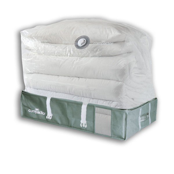 Cutie de depozitare cu vid sub pat Compactor Green Edition, 145 l-image-1