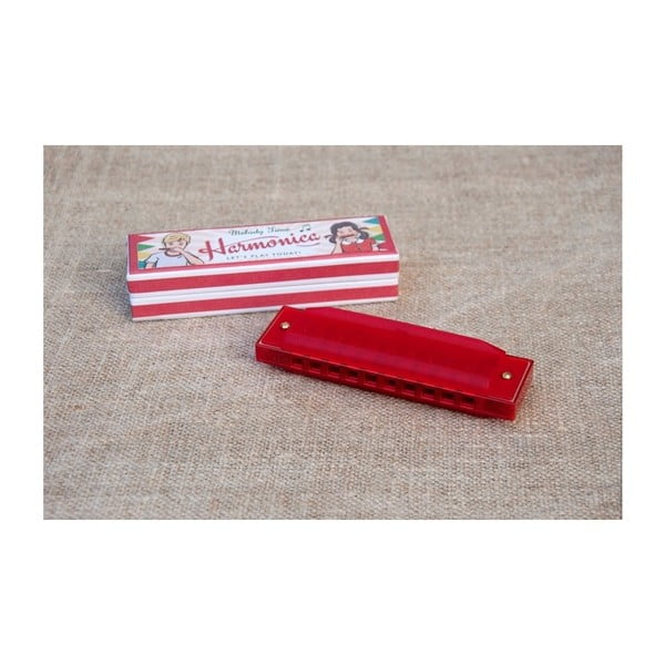 Harmonică Rex London Traditional, roșu-image-4