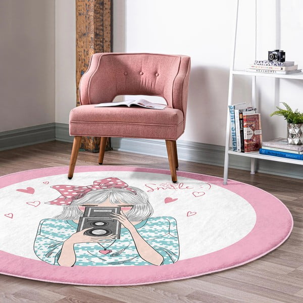 Covor rotund  pentru copii ø 120 cm Comfort – Mila Home-image-2