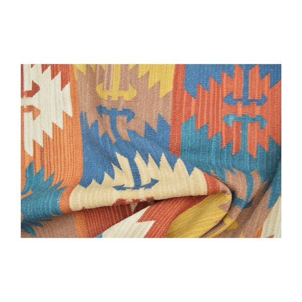 Covor lucrat manual Bakero Kilim 187, 230 x 170 cm-image-4