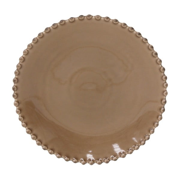 Farfurie ceramică pentru desert Costa Nova Pearl, ⌀ 22 cm, maro