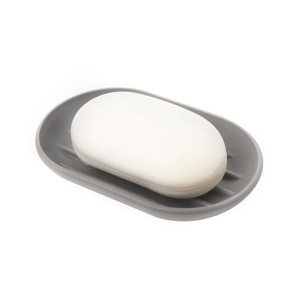 Săpunieră gri din plastic Touch – Umbra-image-4