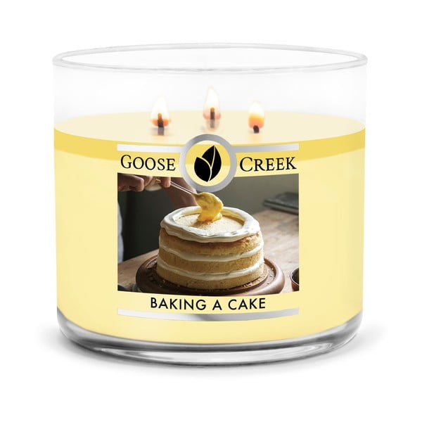 Lumânare parfumată Goose Creek Baking a Cake, 35 de ore de ardere