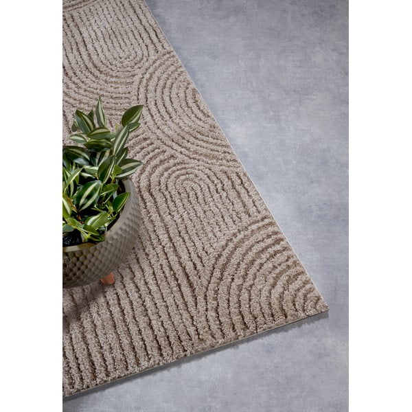 Covor tip traversă bej 80x240 cm Chappe Beige – Elle Decoration-image-2