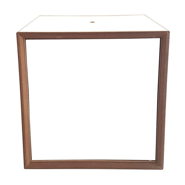 Raft cutie Ragaba PIXEL, 40 x 40 cm, ramă albă - ușă albă