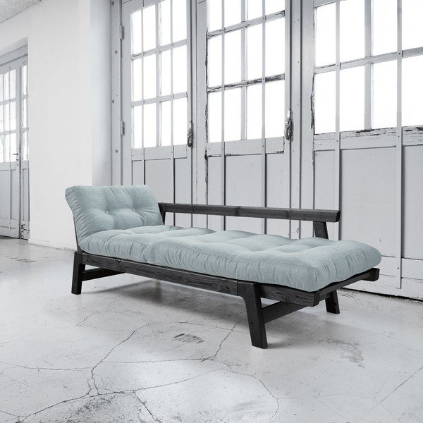 Canapea extensibilă Karup Step Black/Sky Blue-image-3