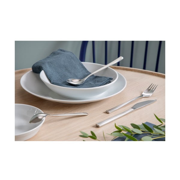 Tacâmuri argintii din oțel inoxidabil 16 buc. Fuga – Gense-image-1