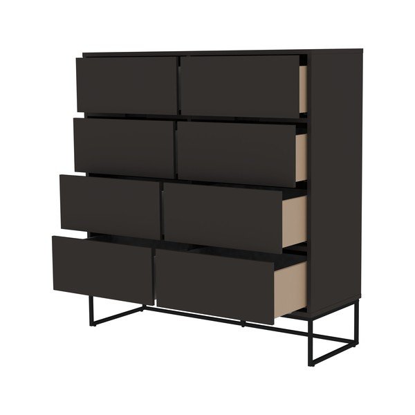 Dulap Tenzo Lipp, 118 x 127 cm, negru-image-4
