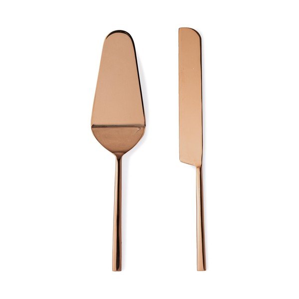 Set pentru servirea tortului 2 buc. din oțel inoxidabil Hestia – Bizzotto