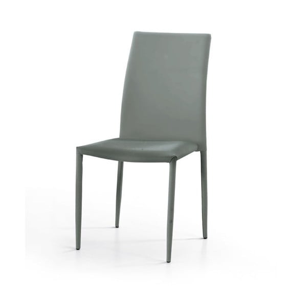 Set 2 scaune cu husă din piele ecologică Evergreen House Faux, gri