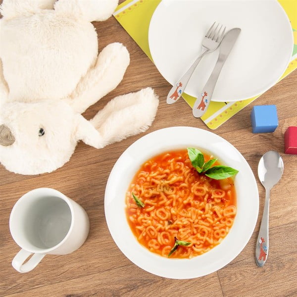 Tacâmuri pentru copii argintii din oțel inoxidabil 3 buc. – Orion-image-1