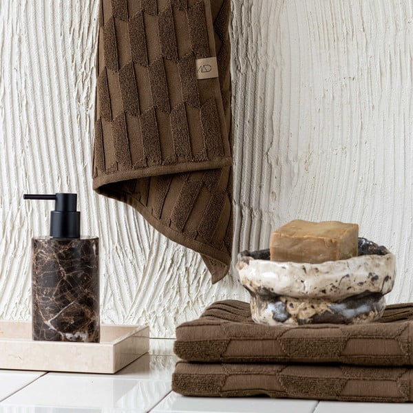 Prosoape maro închis 2 buc. din bumbac 35x55 cm Geo – Mette Ditmer Denmark-image-3