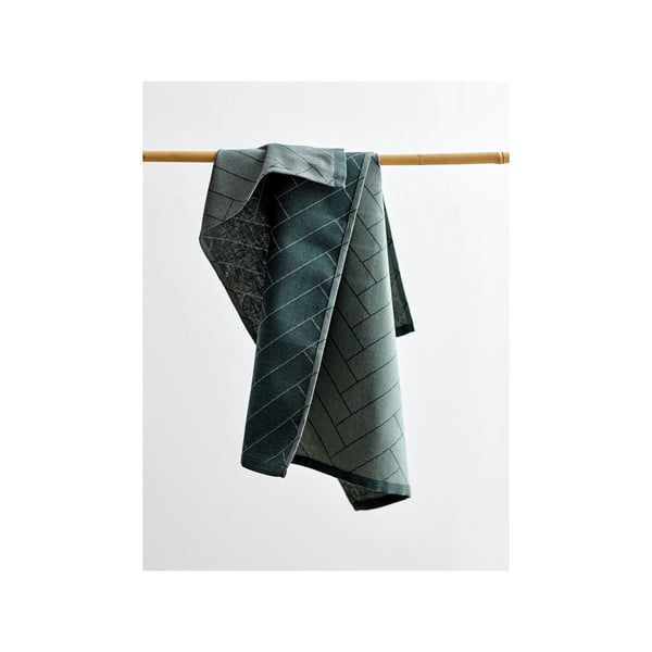 Prosop din bumbac pentru bucătărie Södahl, verde, 50 x 70 cm-image-2