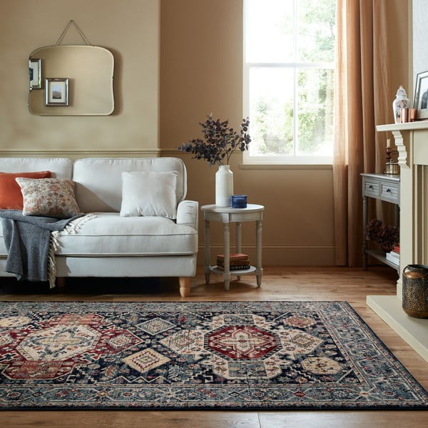 Covor albastru închis 120x170 cm Gillingham – Flair Rugs-image-1