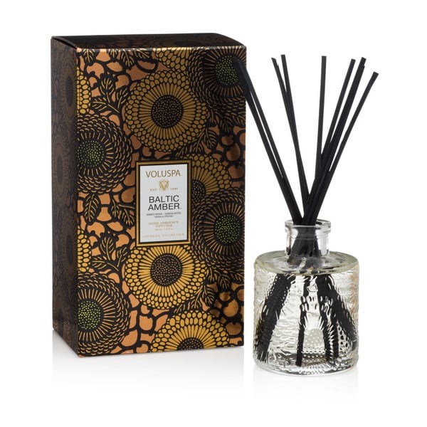 Difuzor de parfum Voluspa Limited Edition, aromă de rășină, vanilie, orhidee și santal, 4-6 luni