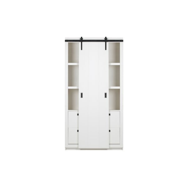 Dulap cu ușă glisantă vtwonen Slide, alb-image-4