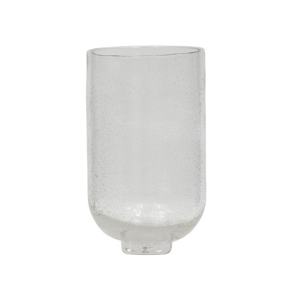 Vază din sticlă lucrată manual (înălțime 24 cm) Kuki – OYOY Living Design