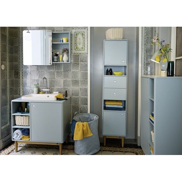 Coș de rufe verde deschis din material textil 67 l Tom Tailor – Wenko-image-1