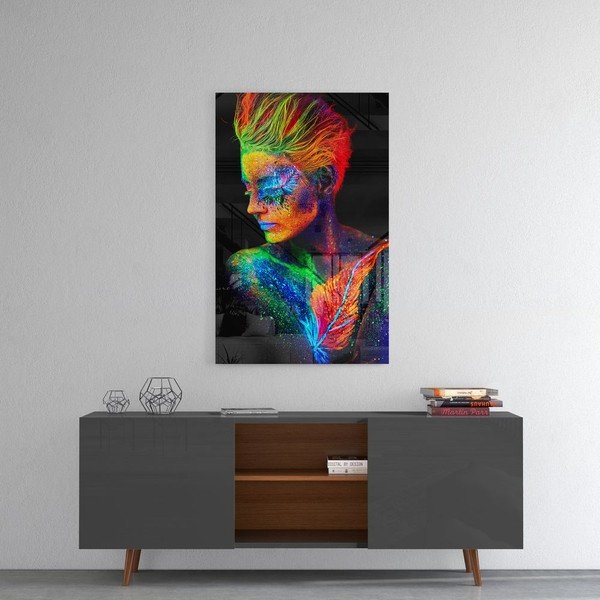 Tablou din sticlă Insigne Colorful-image-1